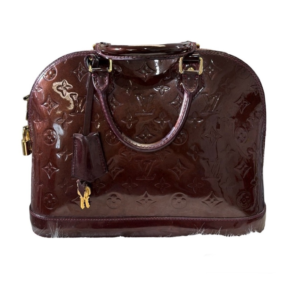 Authentic Louis Vuitton Vernis Alma PM Handbag